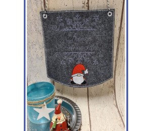 Stickserie ITH - Wimpel Basic blanko Set mit Ösen